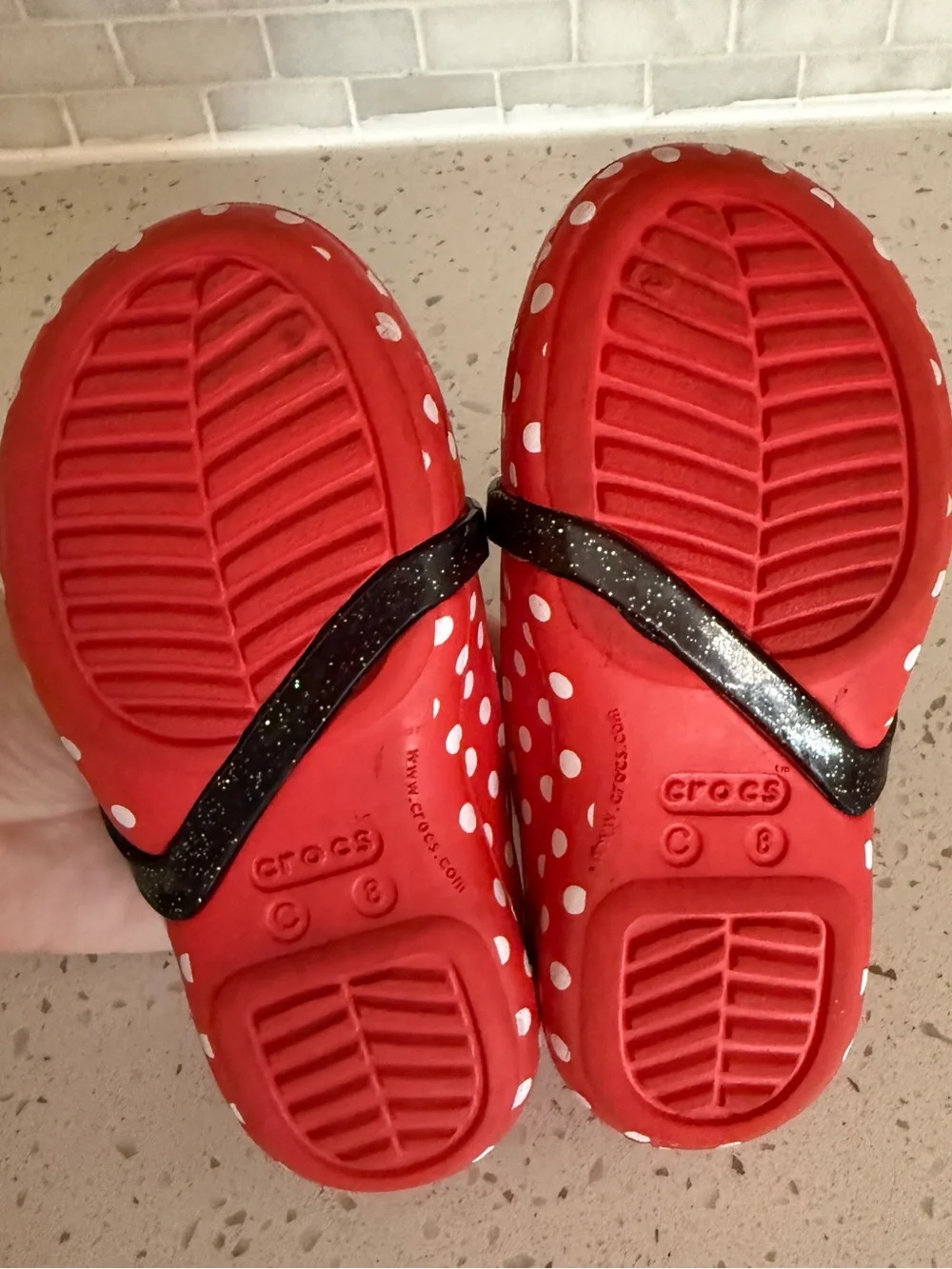 Crocs Kids' Lina Minnie Flats Size 8 Toddler